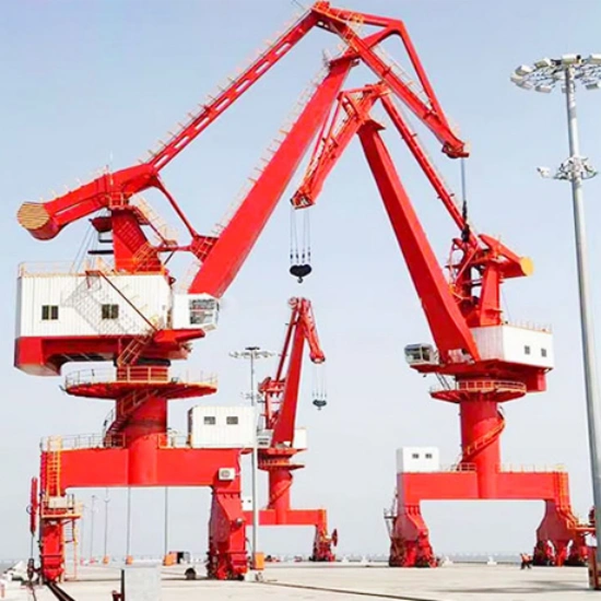 Portal lifting crane with advanced load balance