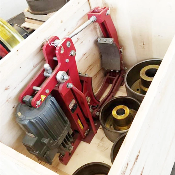 Crane Hydraulic Brake Securely Packaged in Export-Ready Plywood Crate