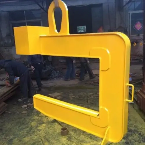 Safe lifting of precast concrete panels using a 20-ton C-Hook
