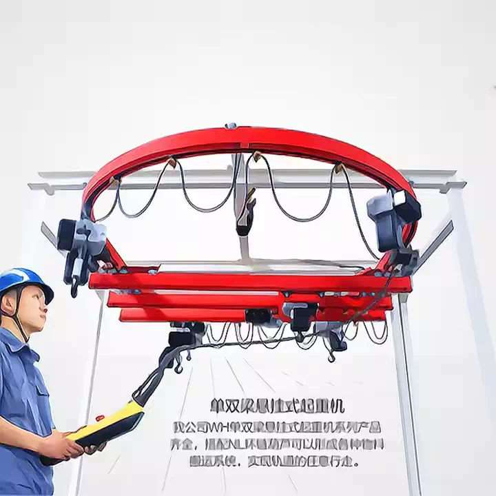 360° Rotating KBK Stacking Machine in Narrow Aisle