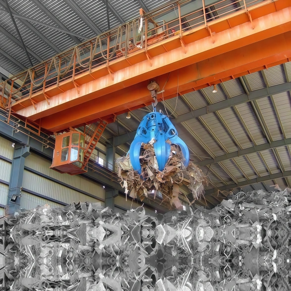 Grab Bucket Overhead Crane Double Girder 1.webp