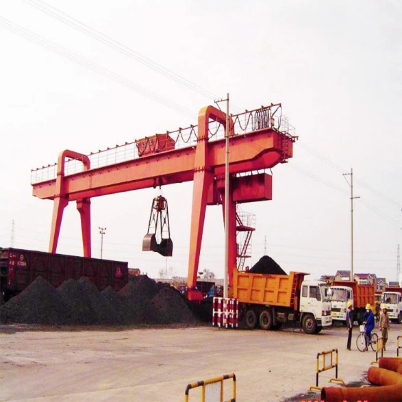 Single Girder Gantry Crane with Grab Bucket 3.webp