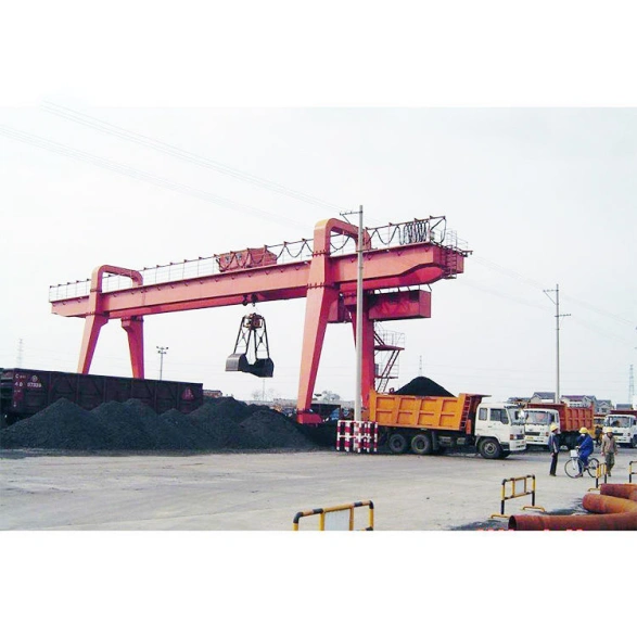 Single Girder Gantry Crane with Grab Bucket 1.webp