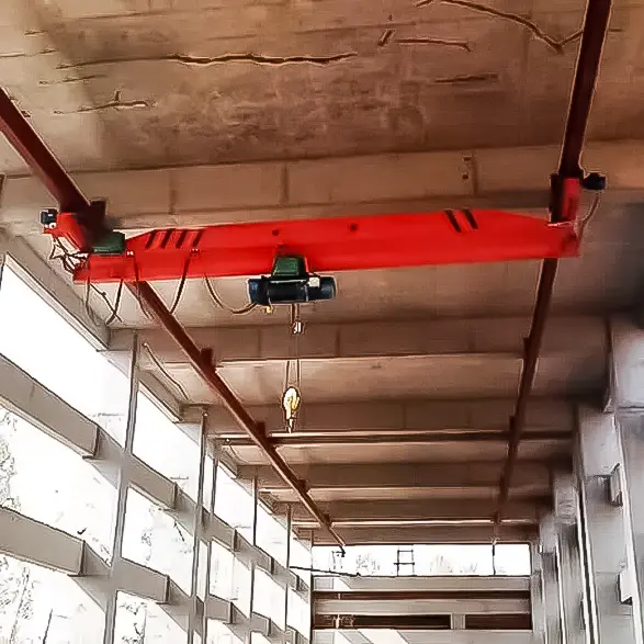 Single Girder Electrically Suspended Overhead Crane.webp