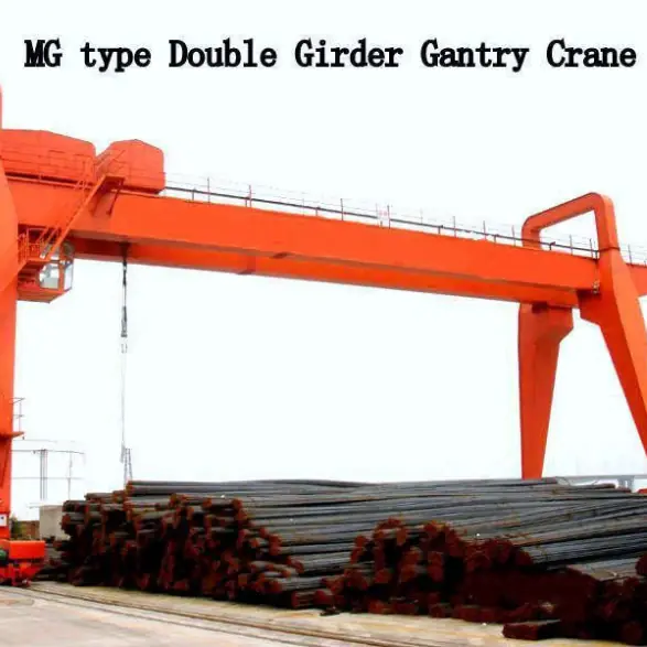 MG typed Double Girder Hook Gantry Cranes.webp