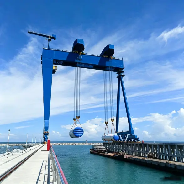 Bulk Handling Rail Mounted Gantry Crane