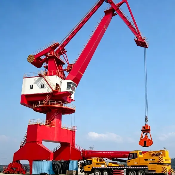 Grab-Type Four-Link Level Luffing Portal Crane