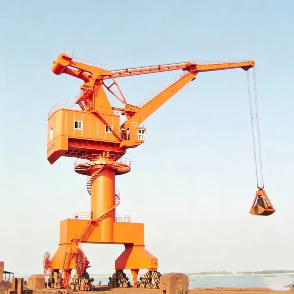 Grab-type Single Boom Level Luffing Portal Crane