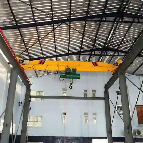 Electric Single Girder Overhead Travelling Crane.webp