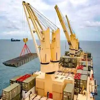 Cargo Deck Marine Crane